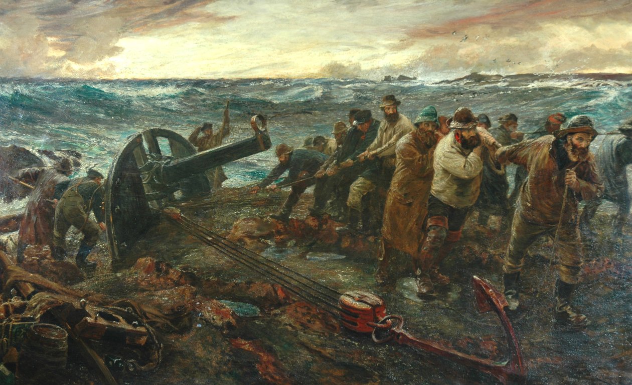 Enkaz, 1898-1901 by Charles Napier Hemy