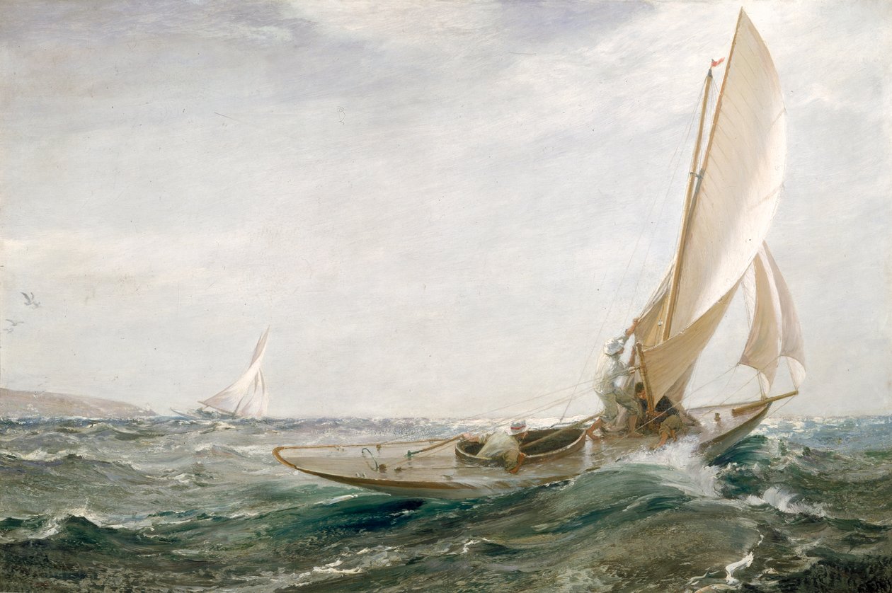Deniz ve Hava Yoluyla, 1910 by Charles Napier Hemy