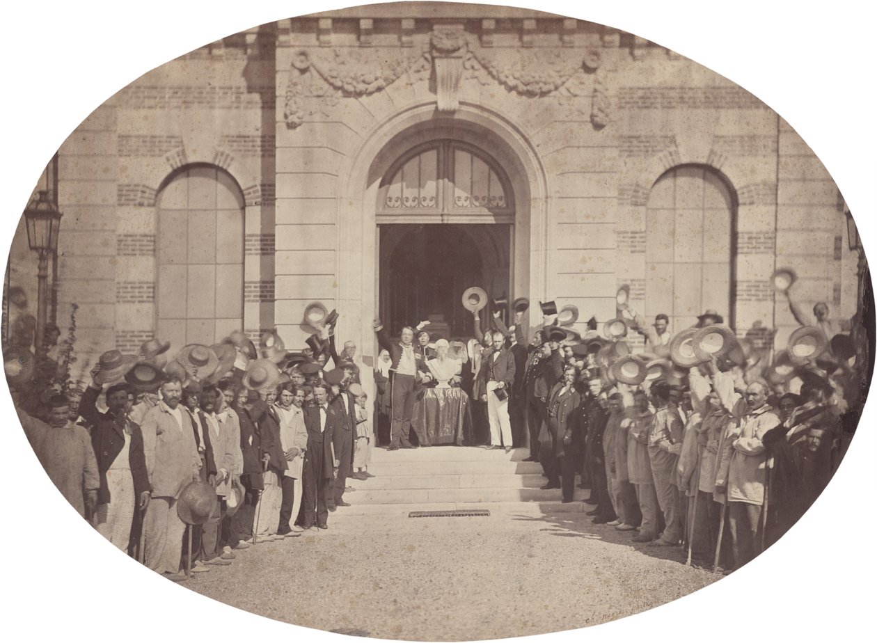 Vincennes İmparatorluk İlticası: 15 Ağustos, İmparatora Selam, 1859. by Charles Nègre