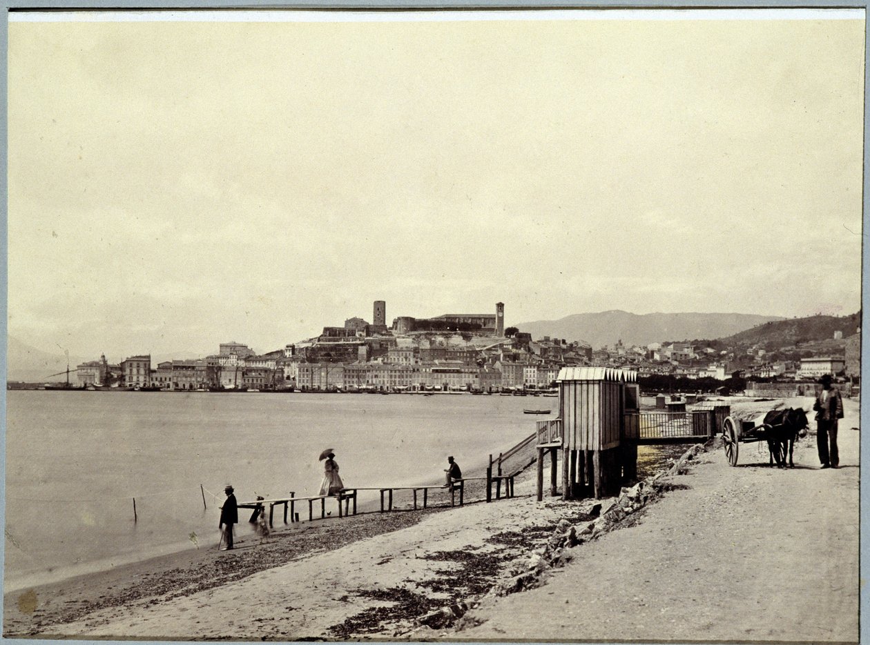 Cannes plajı - Fotoğraf Charles Nègre by Charles Nègre