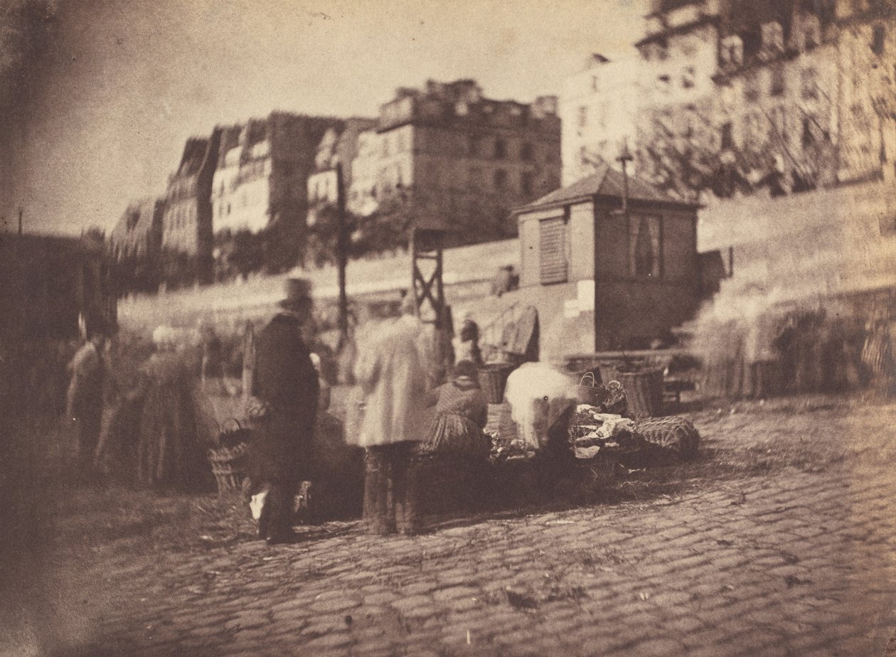 Hotel de Ville Limanındaki Pazar Manzarası, Paris Limanındaki Pazar Manzarası, Şubat 1852