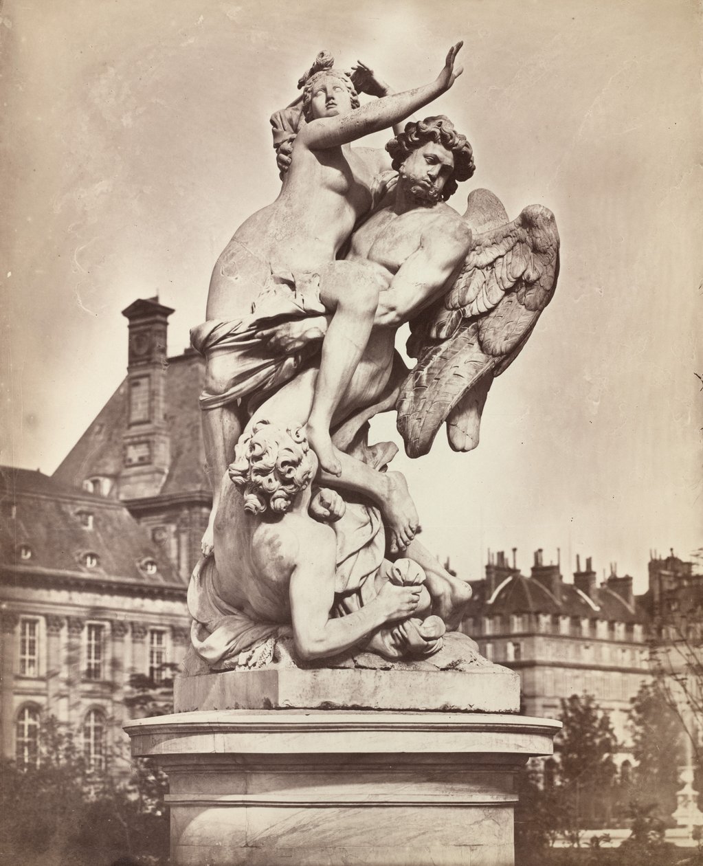 Tuileries Heykeli: G. Marsy ve A. Flamen: Orythia