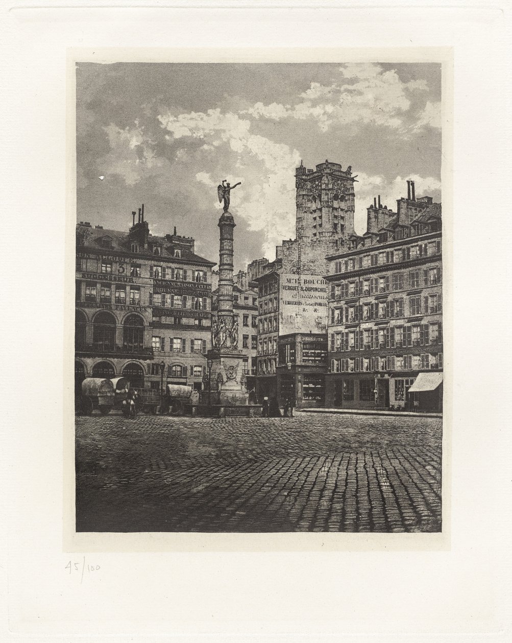 Plaka V – Place du Châtelet (Plaka V – Place du Châtelet) by Charles Nègre, André Jammes