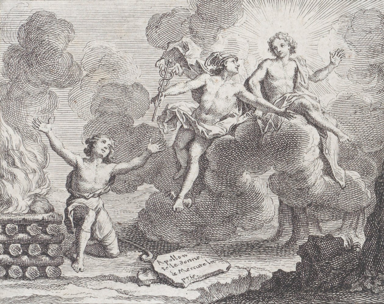 Apollo, Mercury ve Shepherdesses, La Motte
