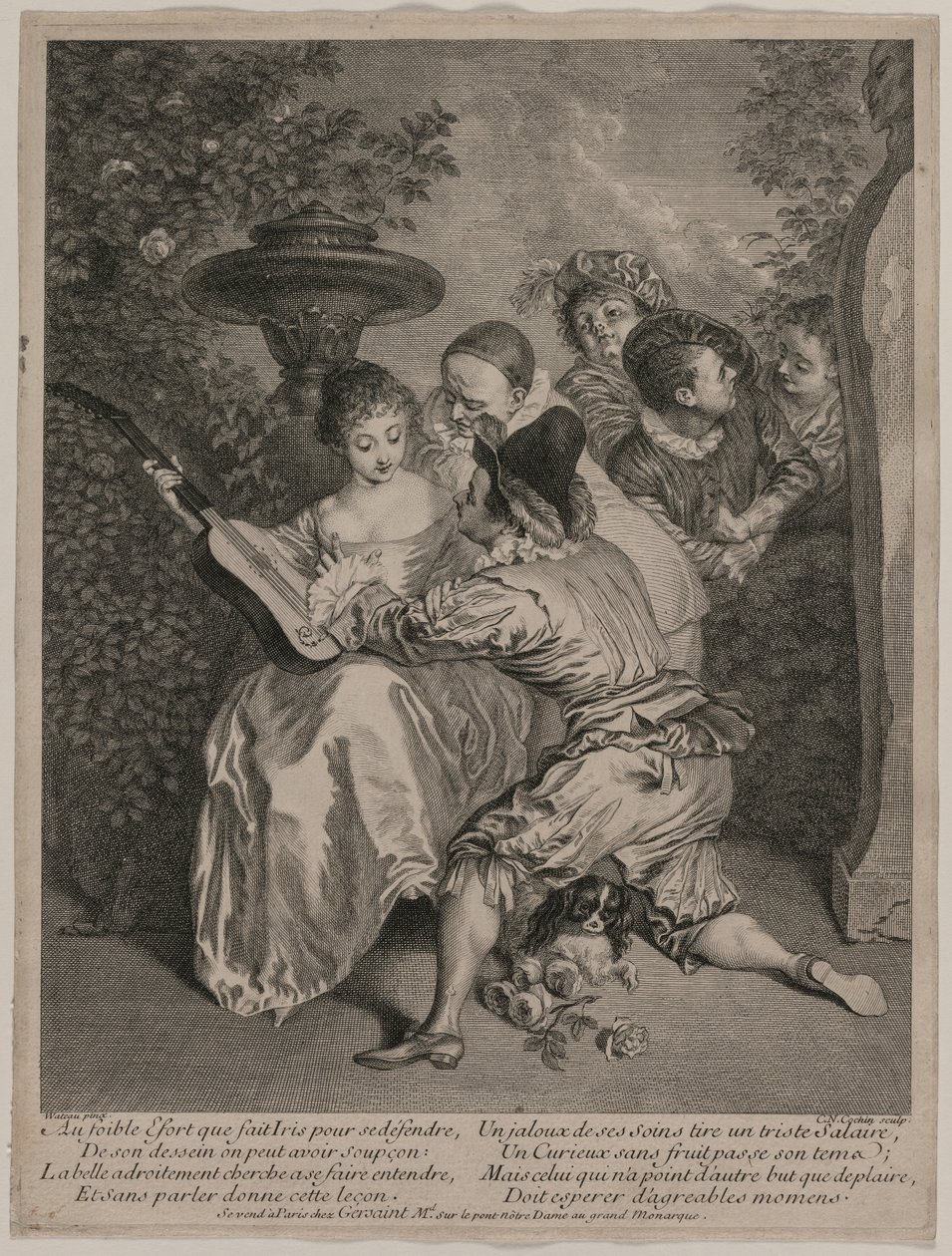 Romantik, 1727. by Charles Nicolas Cochin