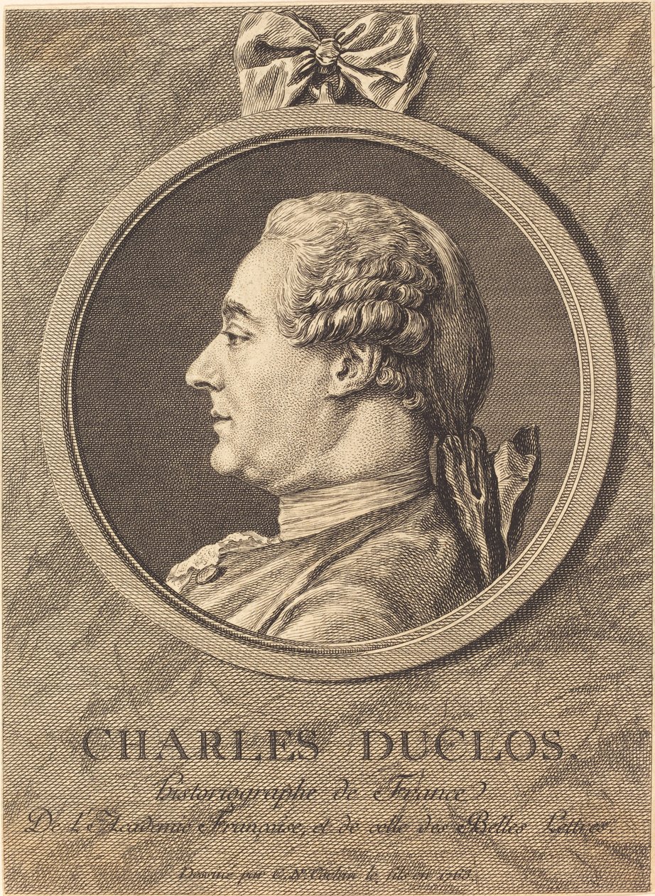 Charles Duclos by Charles Nicolas Cochin II