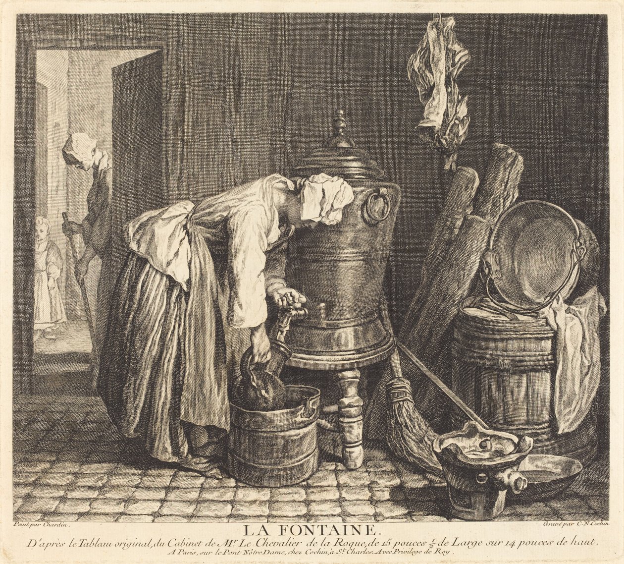 Çeşme by Charles Nicolas Cochin I after Jean Siméon Chardin