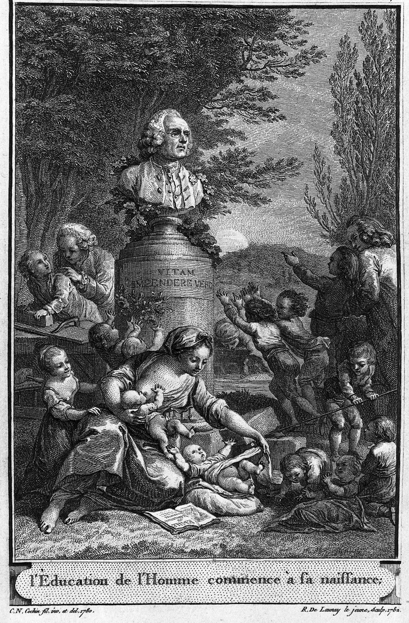 İnsan eğitimi doğumla başlar. Jean Jacques Rousseau
