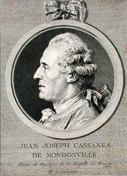 Jean Joseph Cassanea de Mondonville (1711-72) Augustin de Saint-Aubin (1736-1807) tarafından oyulmuş 1768 (gravür) by Charles Nicolas II (after) Cochin