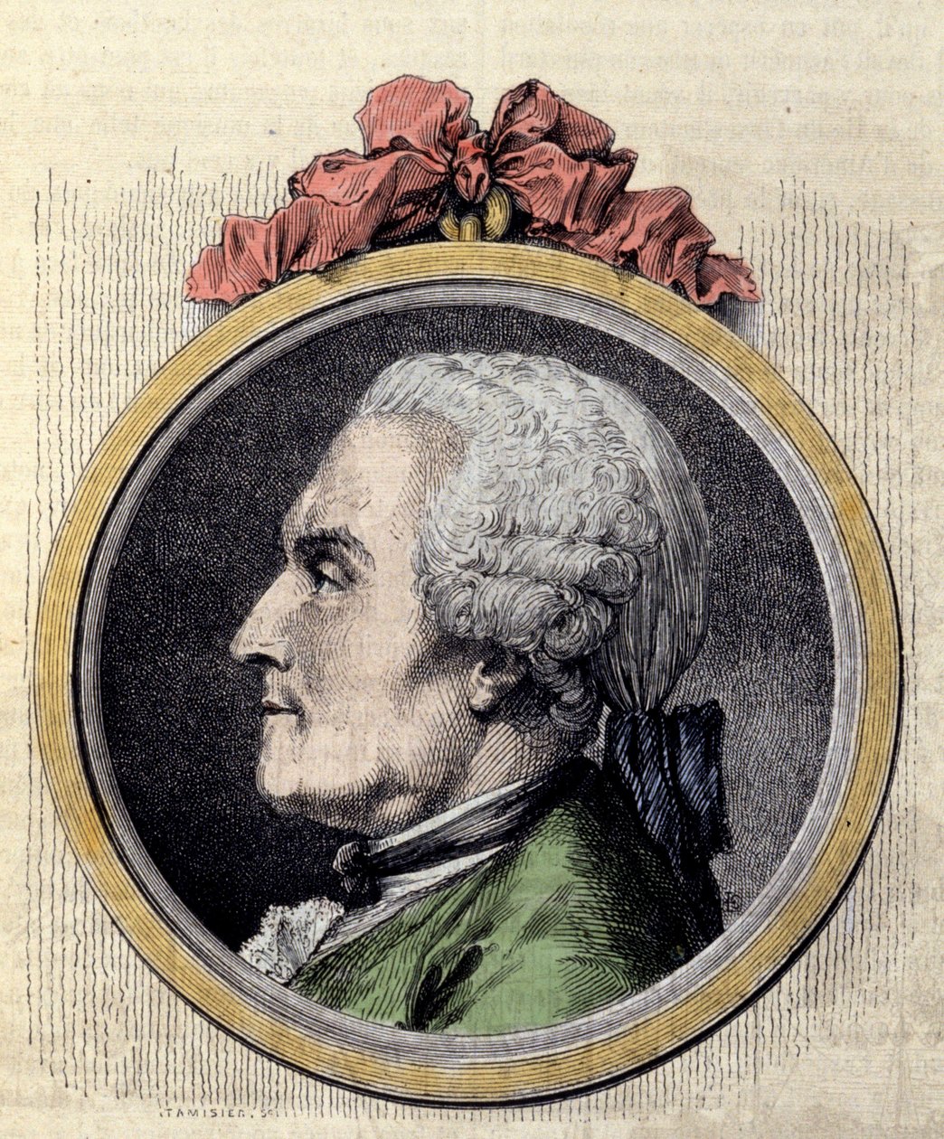 Charles Marie La Condamine, Fransız matematikçi ve doğa bilimci portresi by Charles Nicolas II Cochin