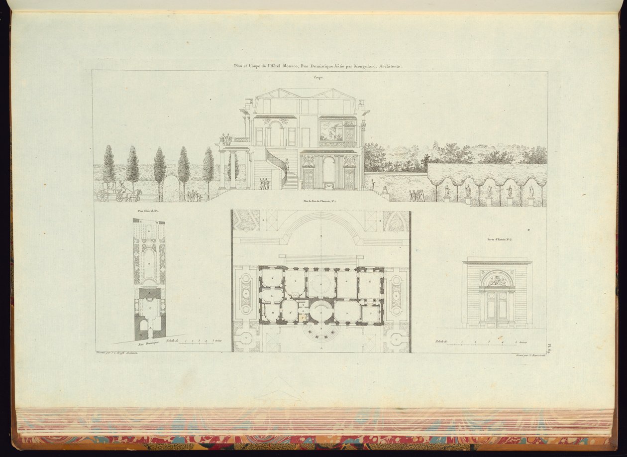 Ciltli Baskı (Fransa) by Charles Nicolas Ransonnette