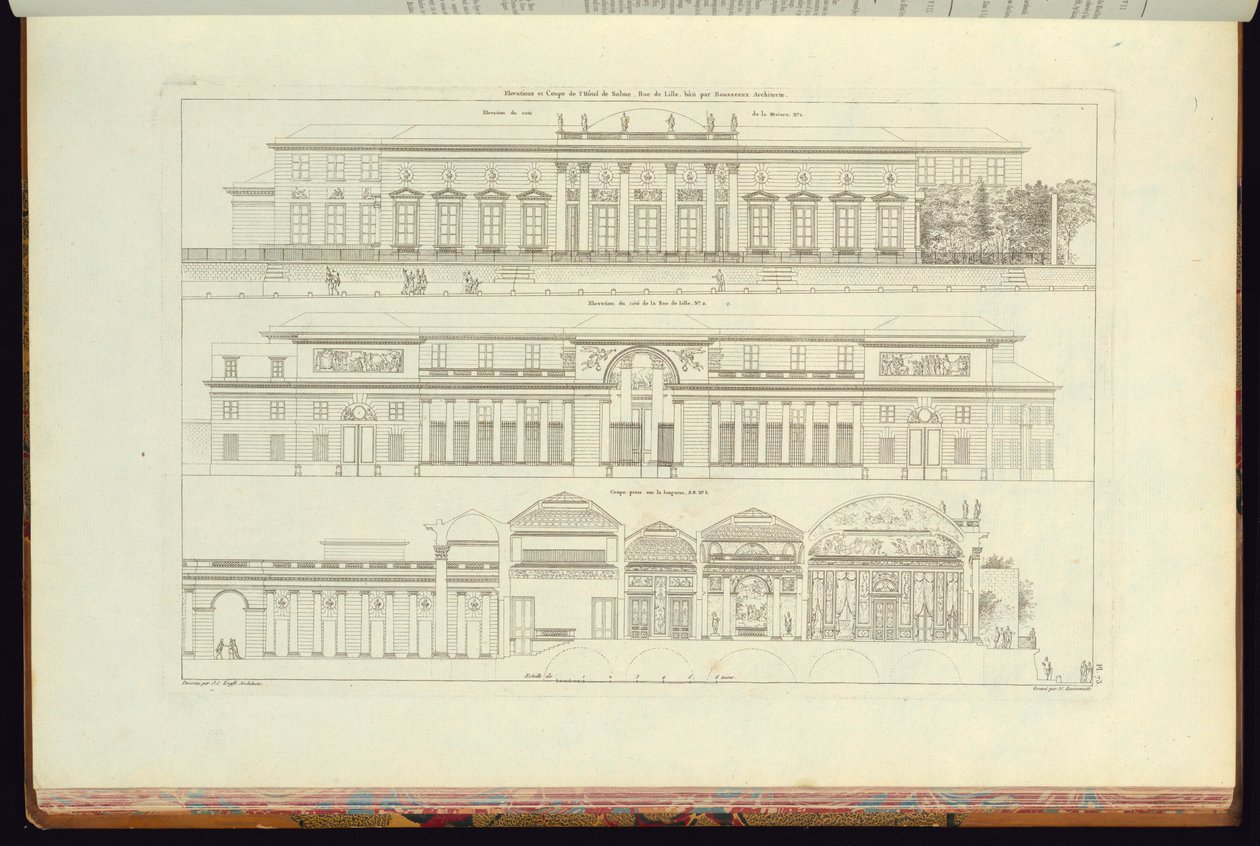 Ciltli Baskı (Fransa) by Charles Nicolas Ransonnette