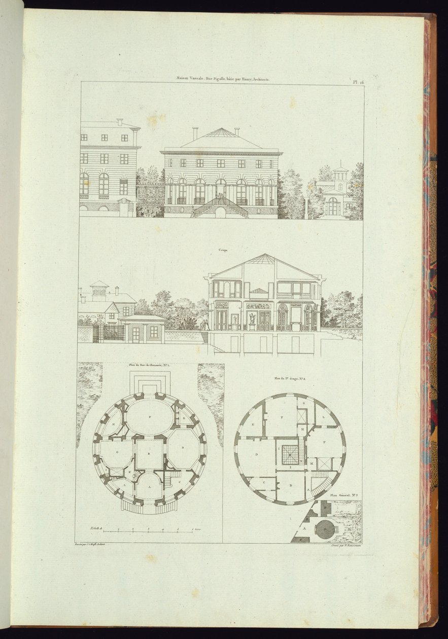 Ciltli Baskı (Fransa) by Charles Nicolas Ransonnette