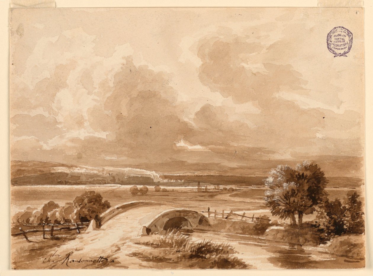 Manzara by Charles Nicolas Ransonnette