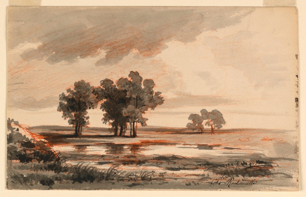 Manzara by Charles Nicolas Ransonnette