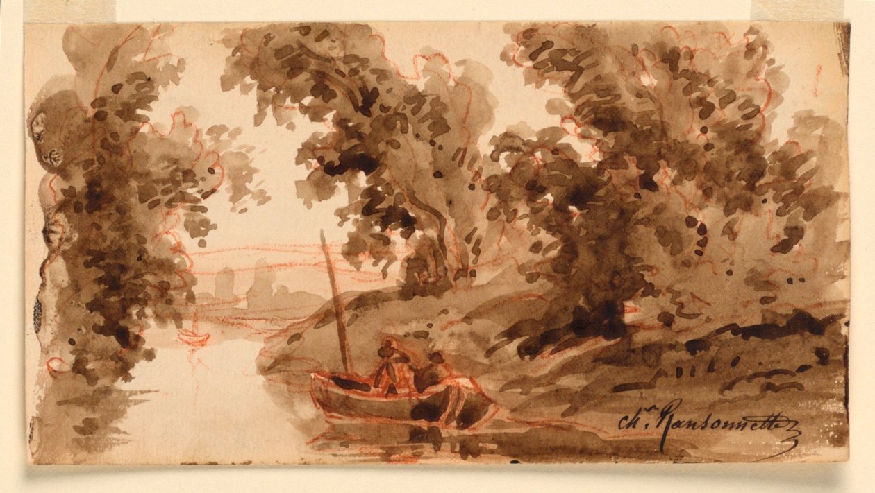 St. Denis Adası by Charles Nicolas Ransonnette