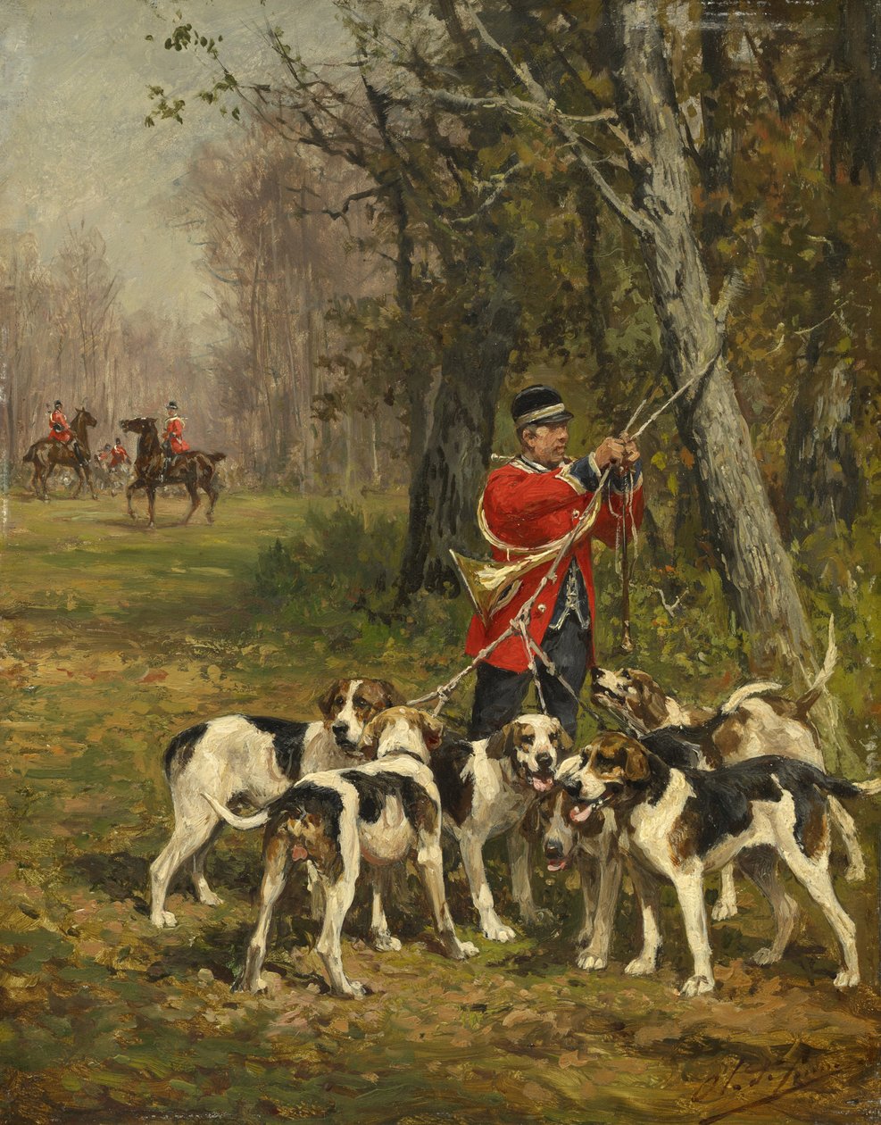 Av Köpekleri, c.1850-97 by Charles Oliver de Penne