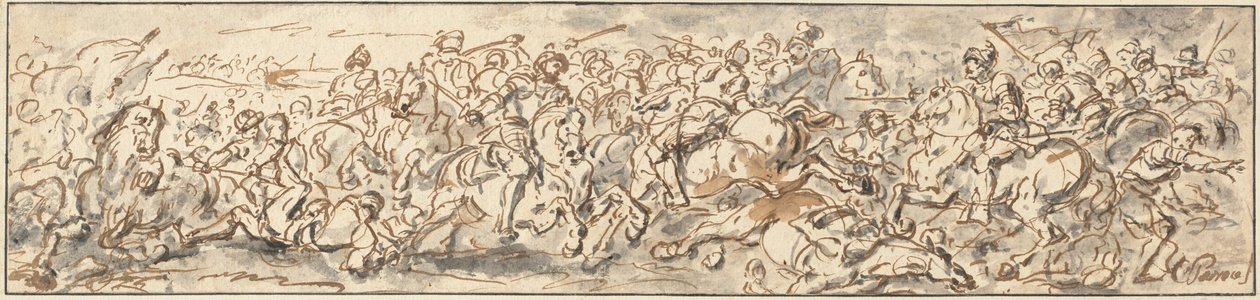 Süvari Savaşı by Charles Parrocel