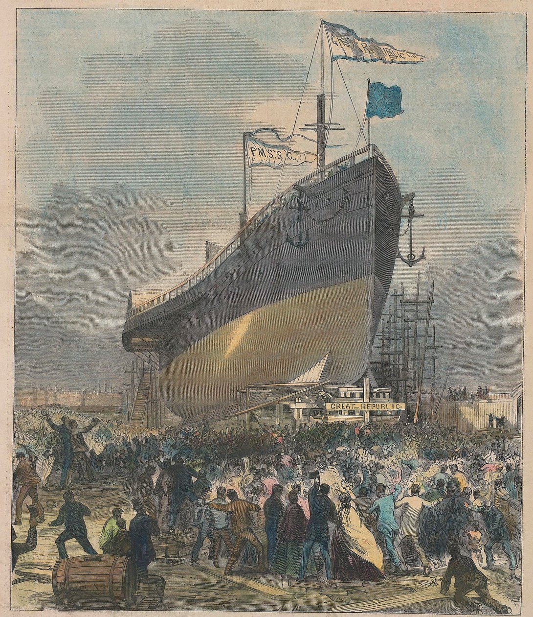 Sea Steamer Great Republic, pub