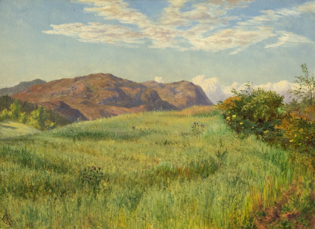 Bir Yayla Yulaf Tarlası by Charles Parsons Knight