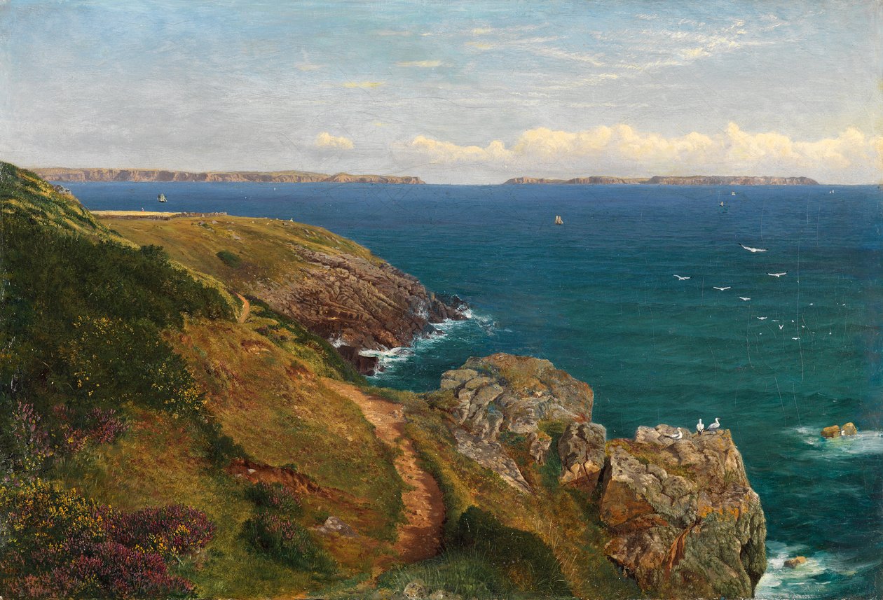 Taze Deniz Esintileri (tuval üzerine yağlı boya) by Charles Parsons Knight
