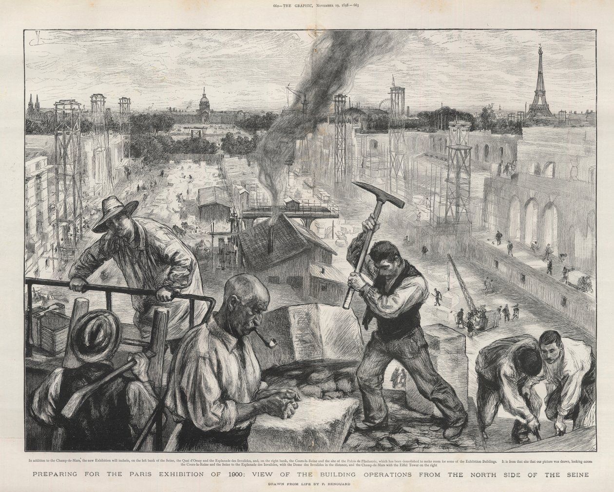 1900 Paris sergisine hazırlanıyor: Seine