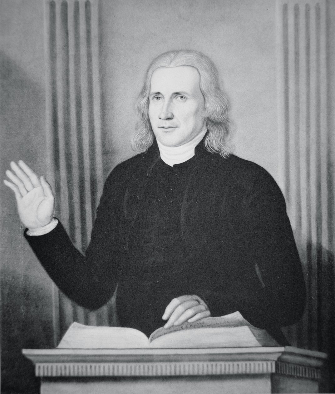 Francis Asbury (taş) by Charles Peale (after) Polk