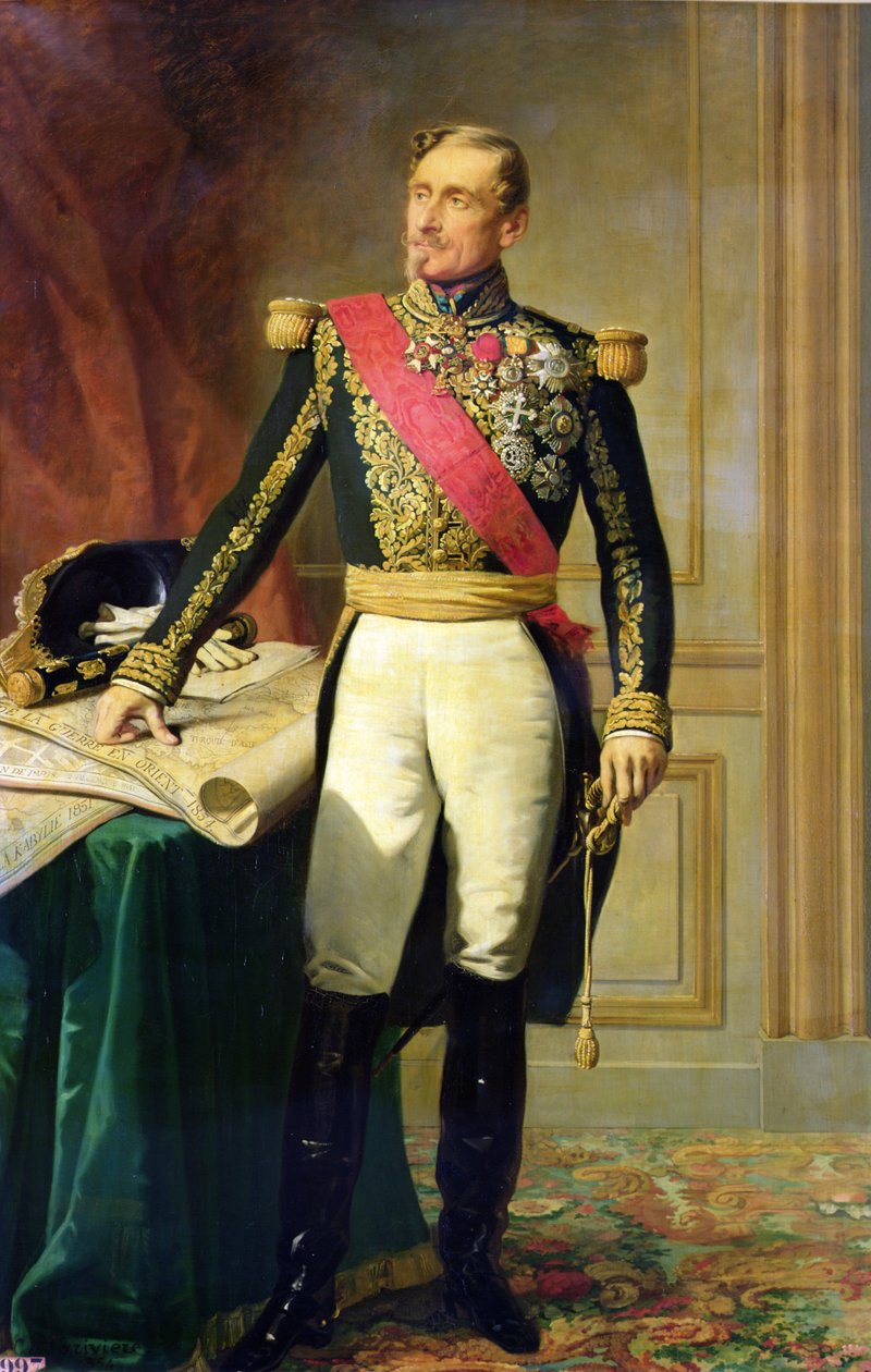 Fransız mareşal Armand Jacques Achille Leroy de Saint Arnaud (1796-1854) by Charles Philippe Lariviere
