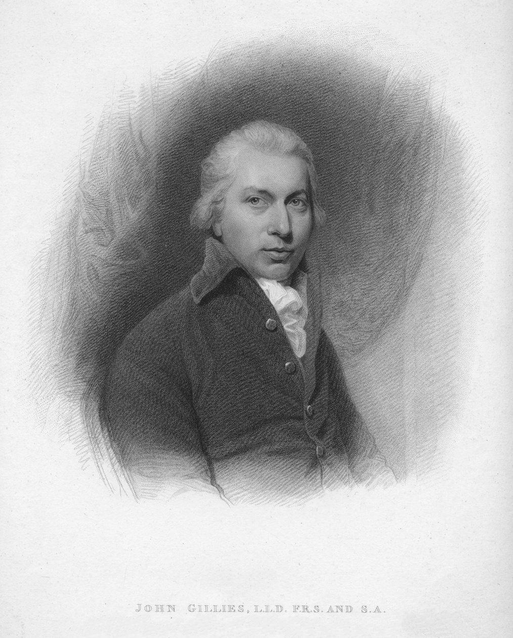 John Gillies, LLDFRS ve SA, 1813. by Charles Picart