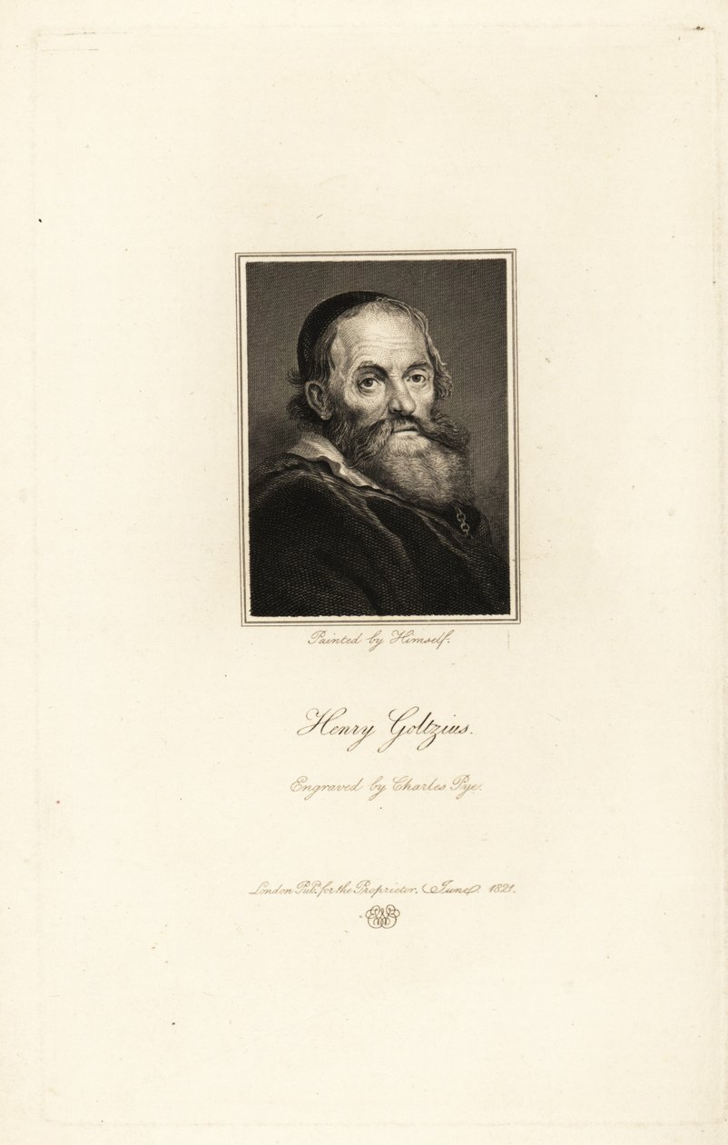 Almanya doğumlu Hollandalı matbaacı, ressam ve ressam Hendrick Goltzius