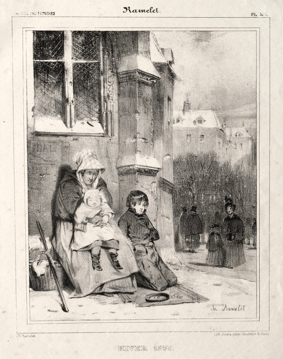 Kış, 1836. by Charles Ramelet