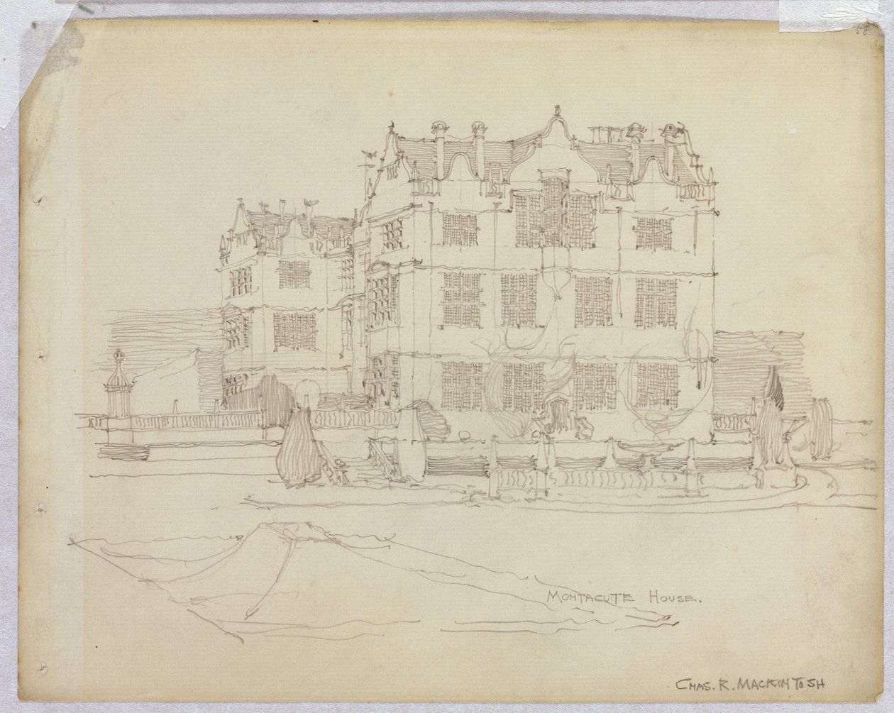 Montacute Evi, Somerset by Charles Rennie Mackintosh