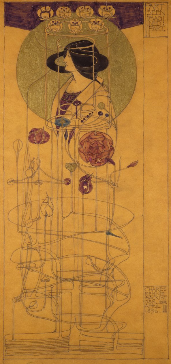 Görülen Kısım, Hayal Edilen Kısım by Charles Rennie Mackintosh