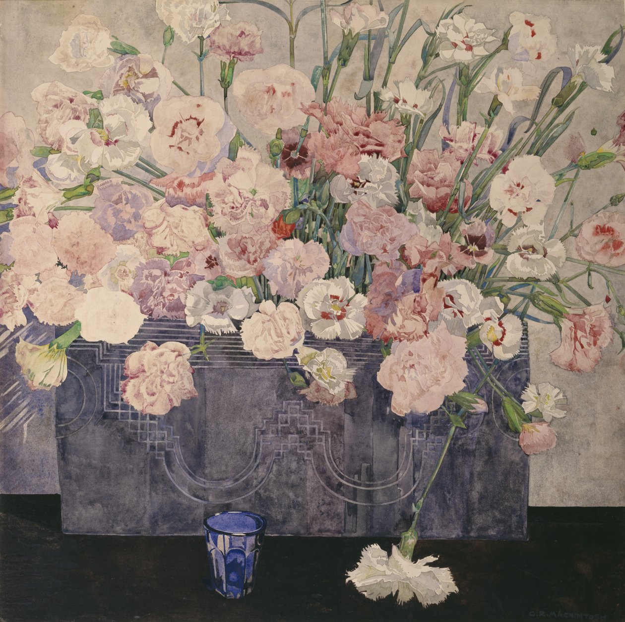 Pembeler (kağıt üzerine sulu boya) by Charles Rennie Mackintosh