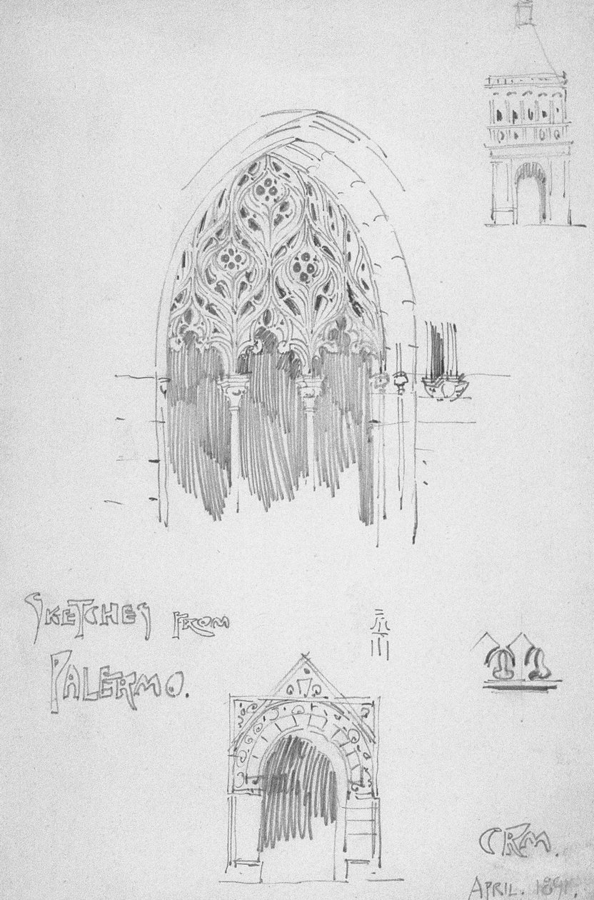 Palermo'dan Eskizler by Charles Rennie Mackintosh
