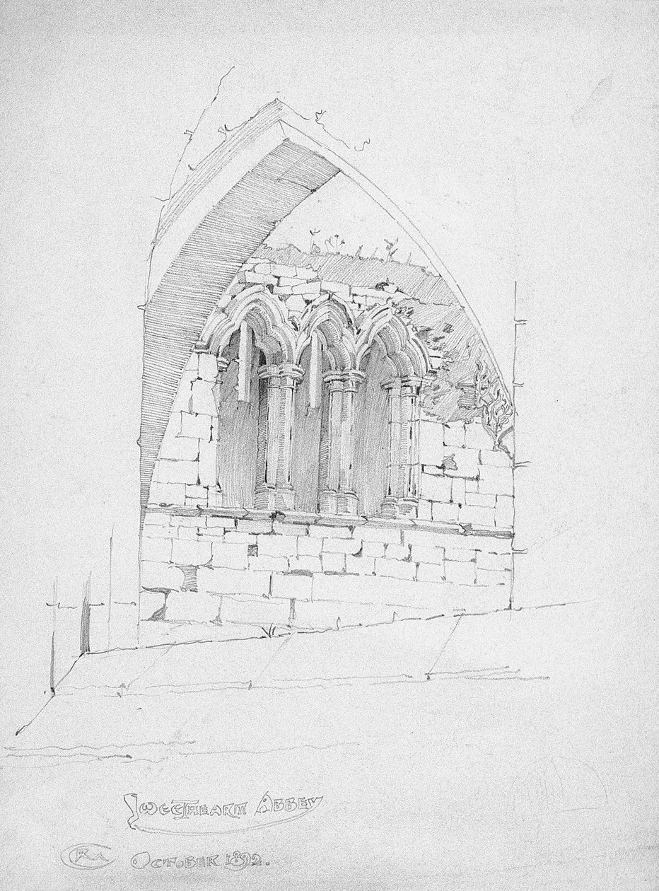 Tatlım Manastırı, 1892 by Charles Rennie Mackintosh