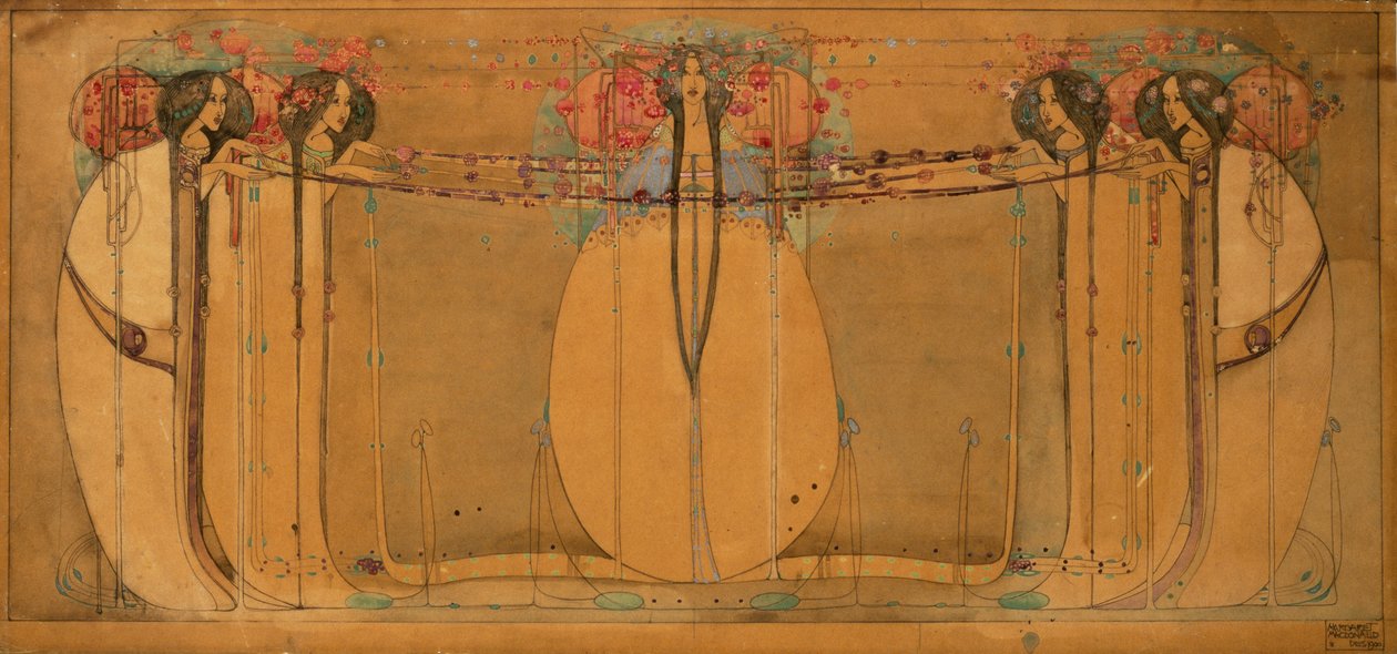 Mayıs Kraliçesi by Charles Rennie Mackintosh