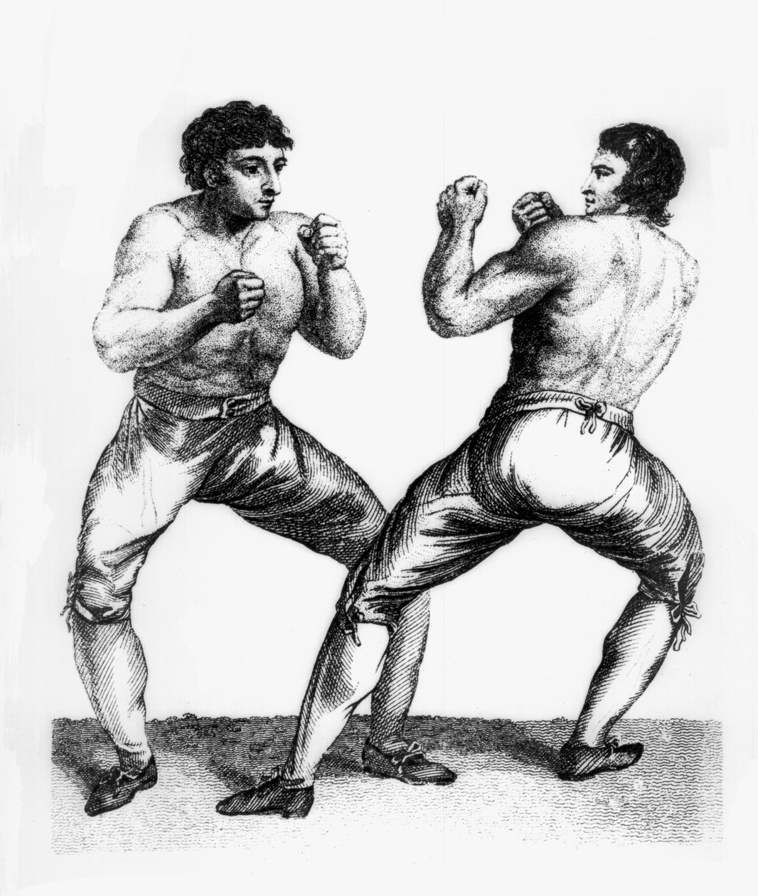 Daniel Mendoza ve Richard Humphreys Arasındaki Boks Maçı, 29 Eylül 1790 by Charles Reuben Ryley