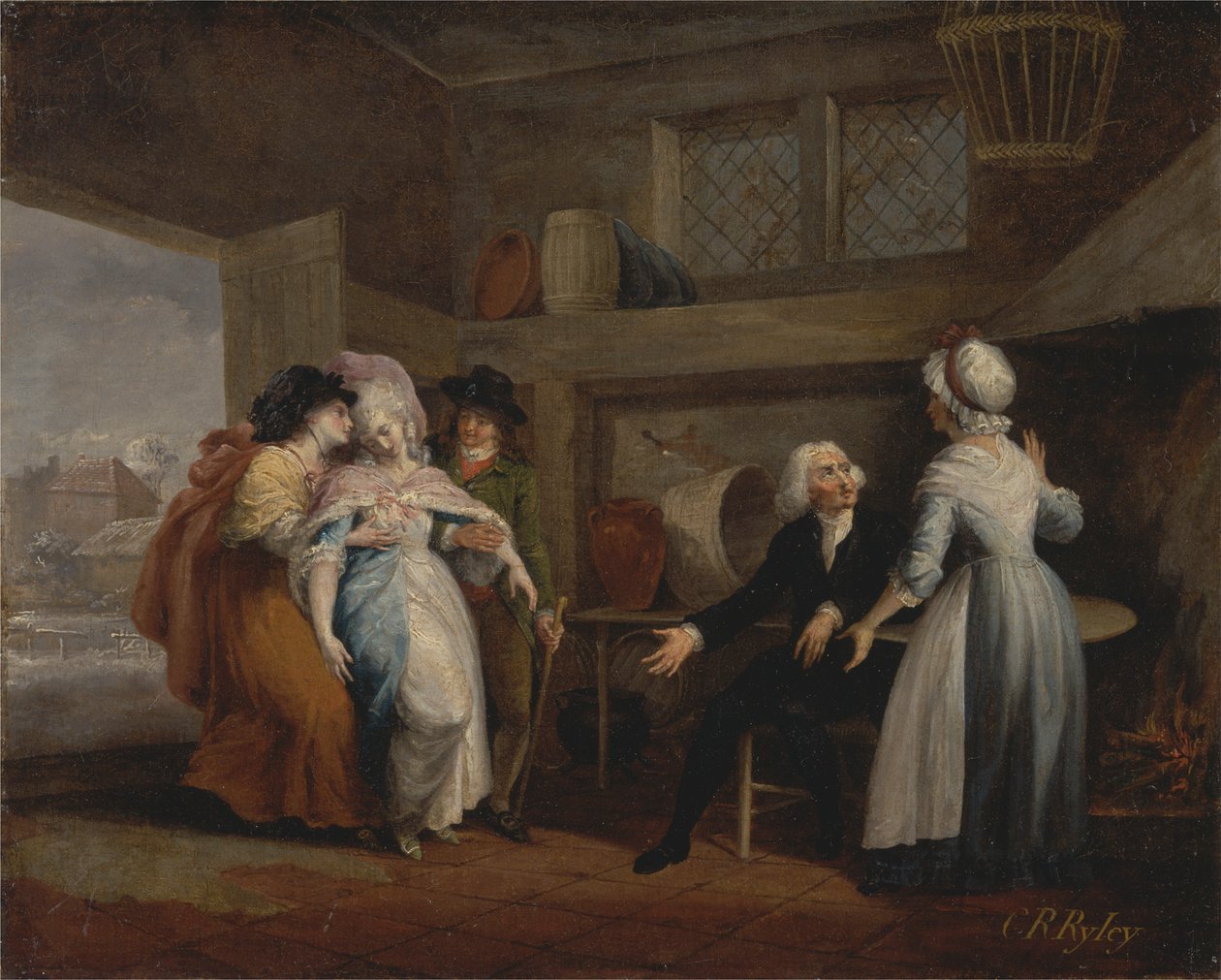 "Wakefield Vekili" Cilt. II, Bölüm. III: Olivia'nın Dönüşü by Charles Reuben Ryley