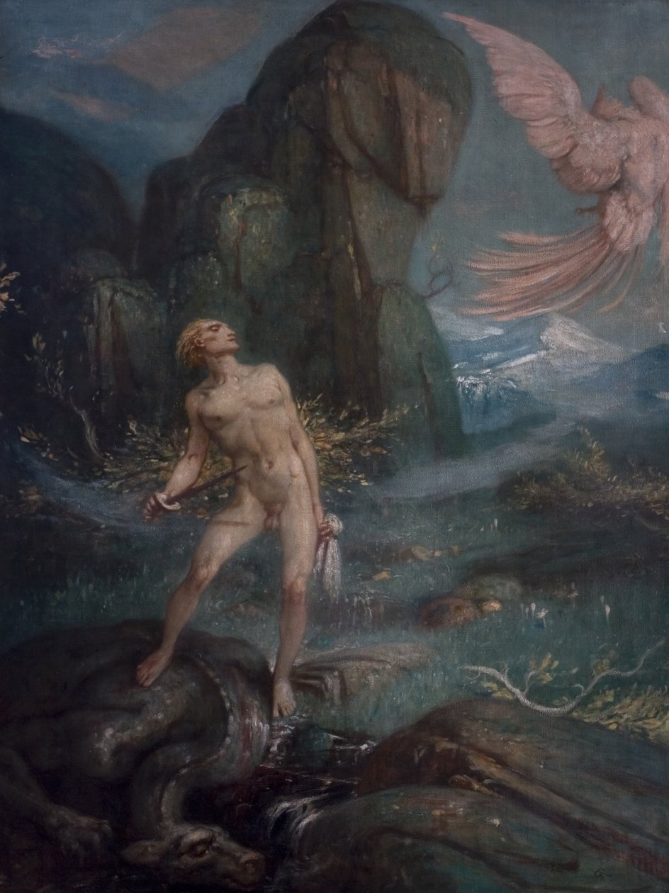 Siegfried ve Sihirli Kuş, 1930 dolayları by Charles Ricketts
