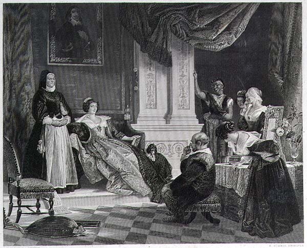Sancho ve Düşes, R. Staines tarafından oyulmuş (gravür) (ayrıca bkz. 15321) by Charles Robert (after) Leslie