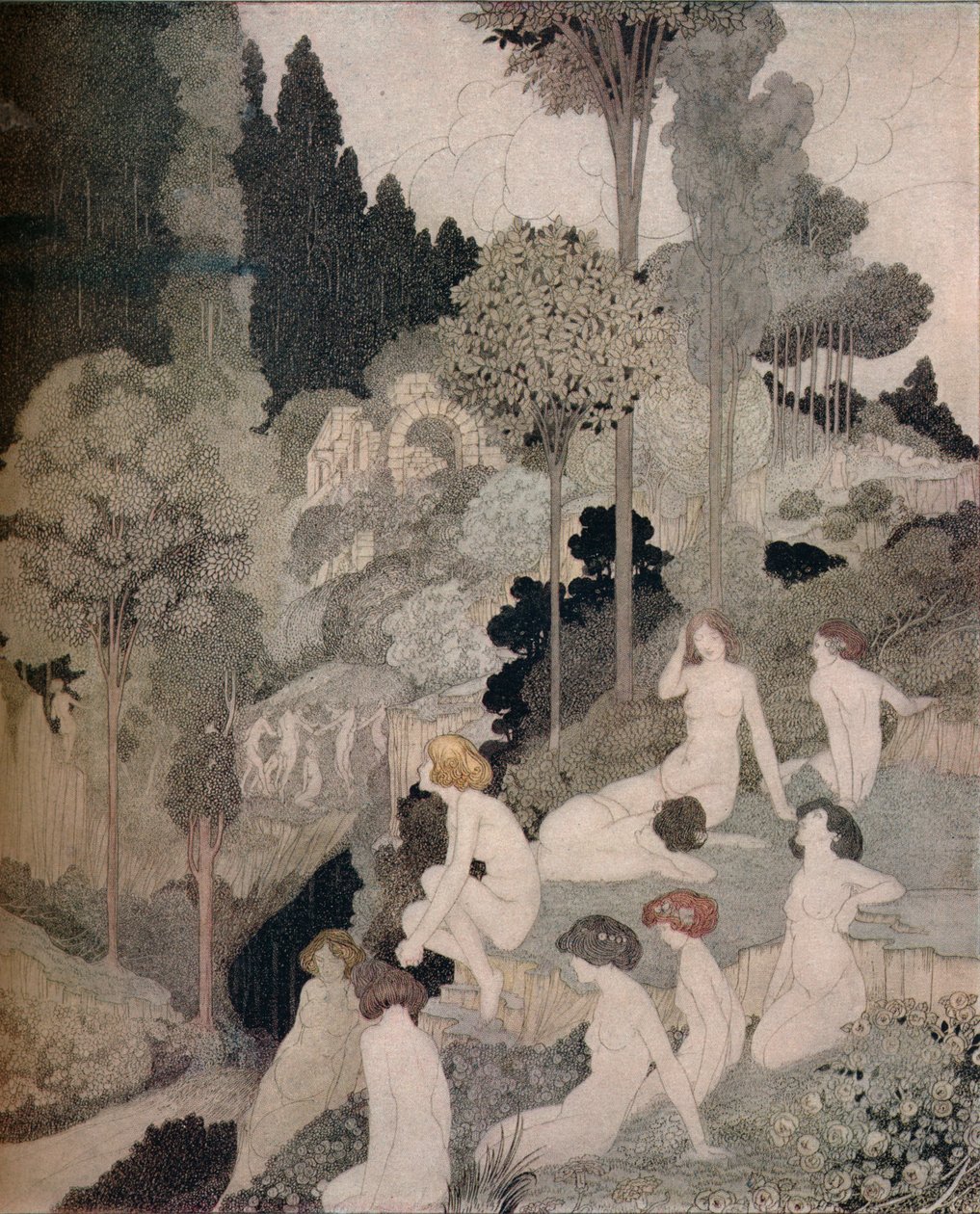 Bir Sonbahar Arası, c1910 by Charles Robinson