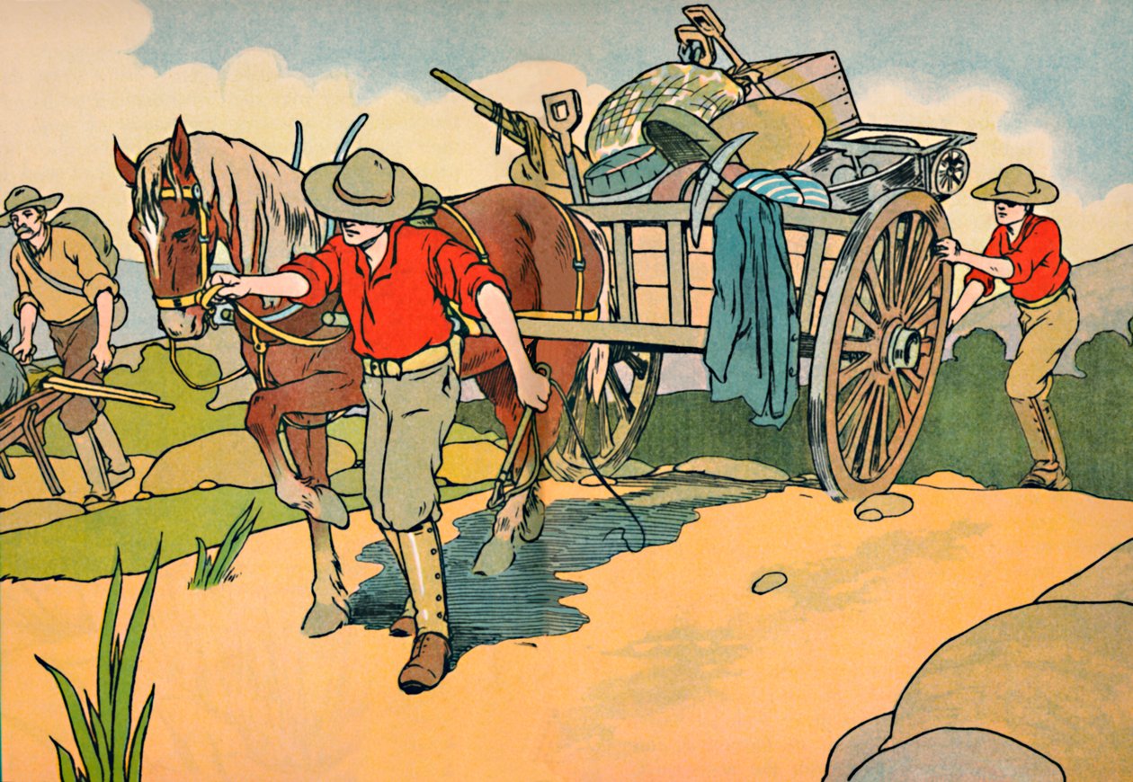 Altın Tarlalarına Kapalı, 1912 by Charles Robinson