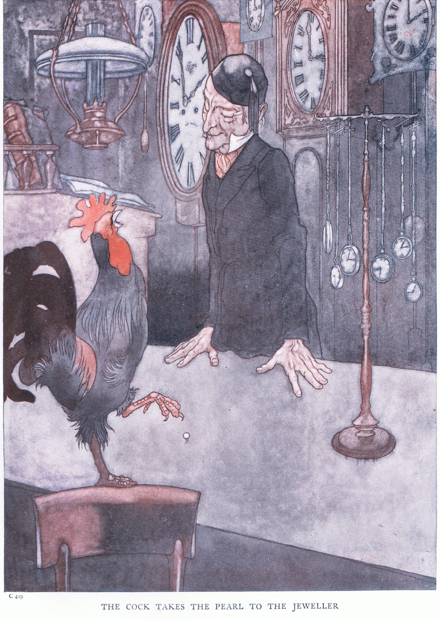 Horoz inciyi kuyumcuya götürür, 1930