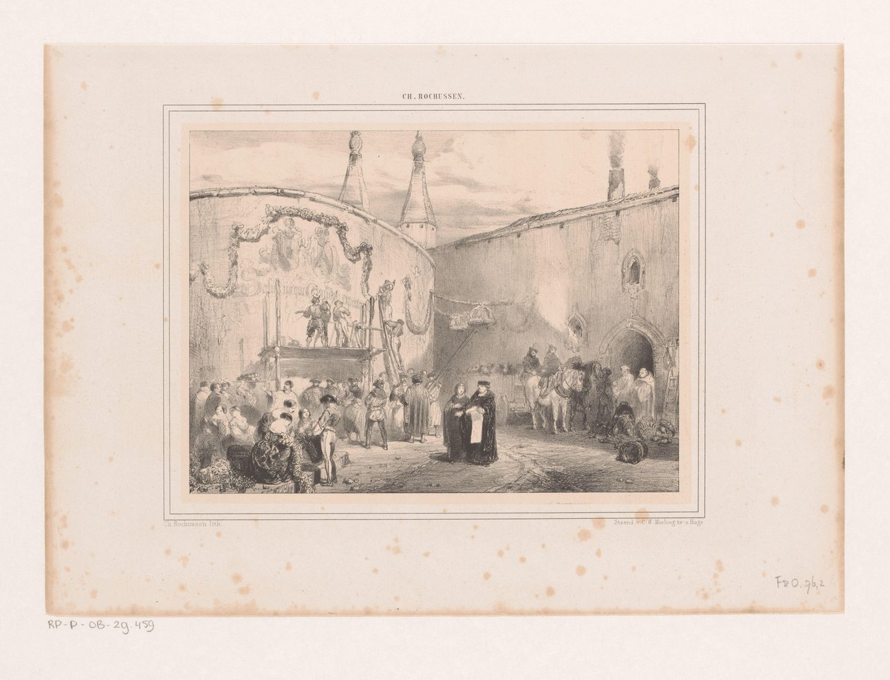 Parti hazırlıkları Les preparifs pour la fete by Charles Rochussen