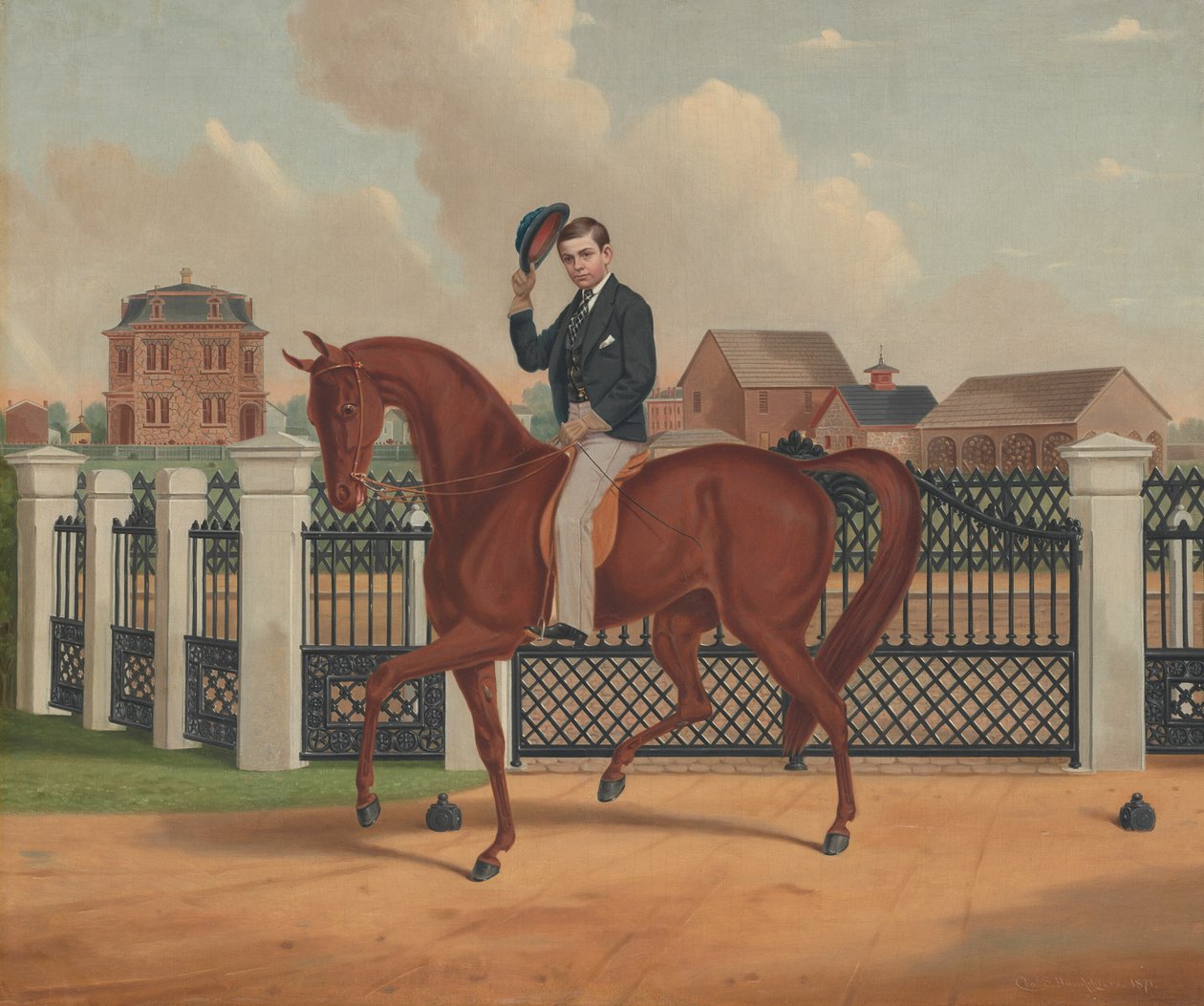 George Franklin Archer ve Archer Residence, 1871. by Charles S. Humphreys