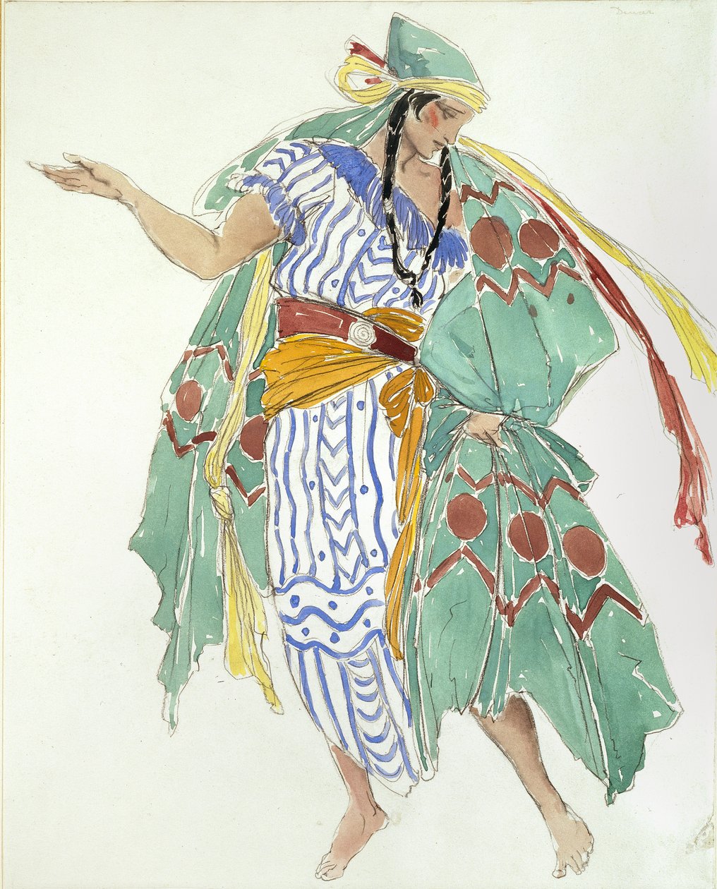 Bir Dansçı için Kostüm Tasarımı, c1850-1880 by Charles S Ricketts