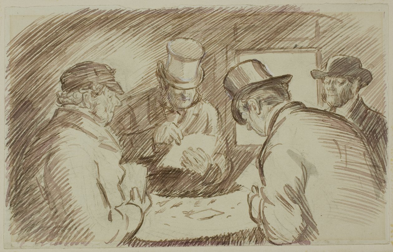 Bir Kart Oyunu by Charles Samuel Keene