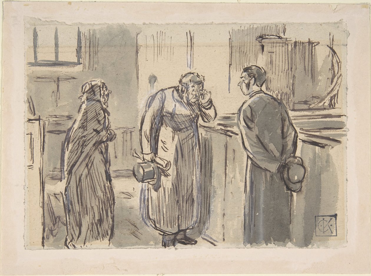 Bir Papaz ve Bir Papaz, 1870-1891. by Charles Samuel Keene