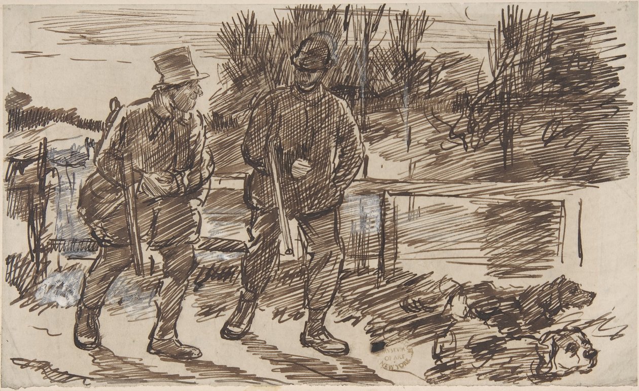 Punch veya London Charivari için beklenti, 23 Ekim 1876, 1876. by Charles Samuel Keene
